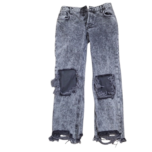 Free People Maggie Mid-Rise Straight Jeans - Picture 3 of 6